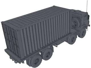 Kamaz 63501 8x8 3D Model