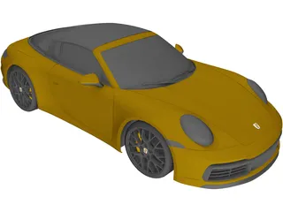 Porsche 911 Targa (2019) 3D Model