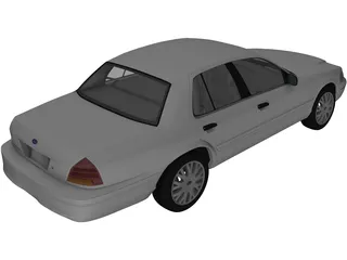 Ford Crown Victoria (2005) 3D Model