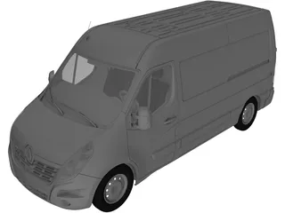 Renault Master (2017) 3D Model