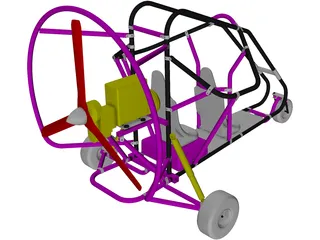 Powered Parachute 3D Model