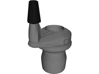 SRAM 7 Gripshift 3D Model