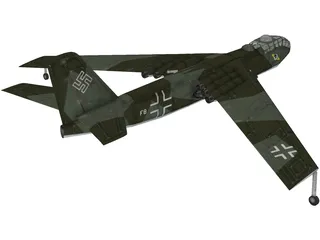 Junkers EF 132 3D Model