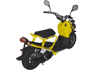 Honda NPS50 Zoomer Ruckus (2005) 3D Model