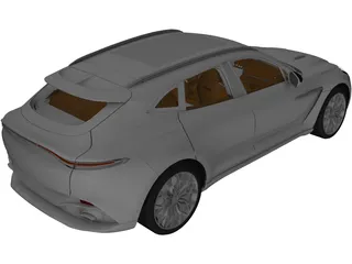 Aston Martin DBX (2020) 3D Model