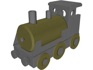 Locomotive 3D Model