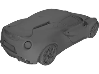 Alfa Romeo 4C Launch Edition 3D Model