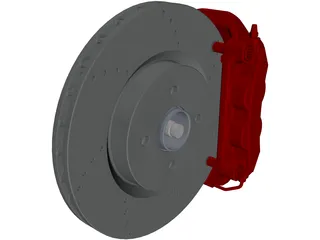 Mazda MX5 Miata Big Brake Conversion 3D Model
