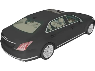 Genesis G90 (2017) 3D Model