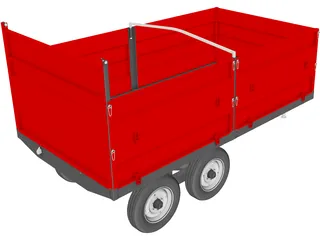 Tractor Trailer 3D Model