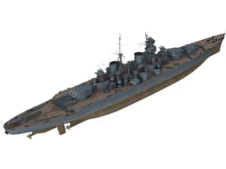Sovetsky Soyuz Battleship 3D Model
