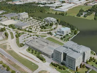 Baton Rouge City, LA, USA (2020) 3D Model