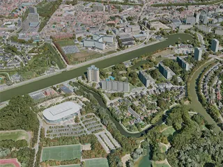 Ghent City, Belgium (2020) 3D Model