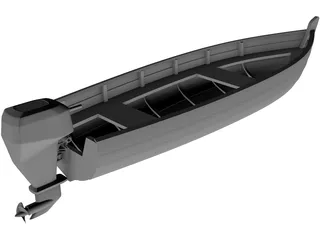 Boat 3D Model