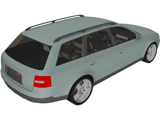 Audi A6 Avant (1998) 3D Model