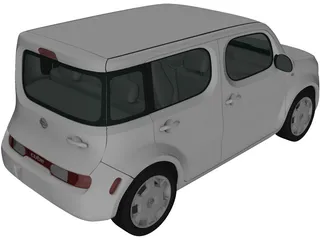 Nissan Cube (2010) 3D Model