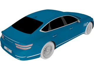 Hyundai Genesis G80 Electrified (2020) 3D Model