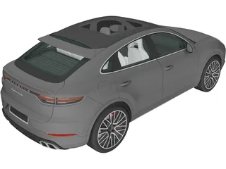 Porsche Cayenne Turbo Coupe (2020) 3D Model