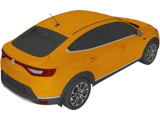 Renault Arkana (2020) 3D Model