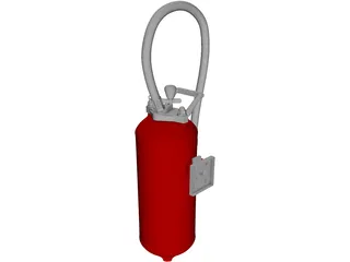 Fire Extinguisher 3D Model