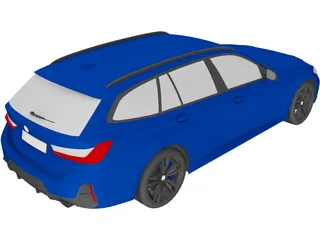 BMW 3-Series Touring (2022) 3D Model