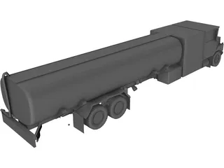 Fuel Truck 3D Model