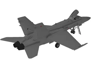 F-18C 3D Model