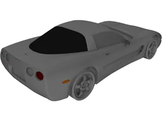 Chevrolet Corvette (1999) 3D Model