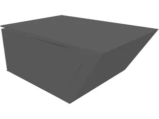 Bus Shelter 3D Model