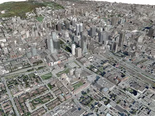 Montreal City 3D Model