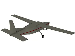 Cessna 675 Skydiver Equipped N9641P 3D Model