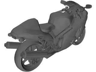 Suzuki Hayabusa 3D Model