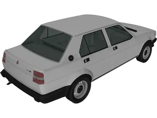 Alfa Romeo Giulietta 116 (1977) 3D Model