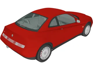 Alfa Romeo GTV (1995) 3D Model