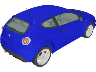 Alfa Romeo MiTo Veloce (2016) 3D Model