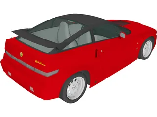 Alfa Romeo SZ (1989) 3D Model