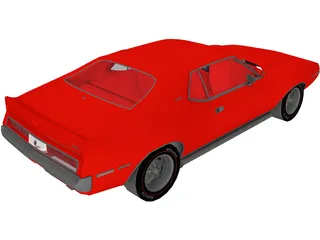 AMC Javelin AMX SST (1973) 3D Model