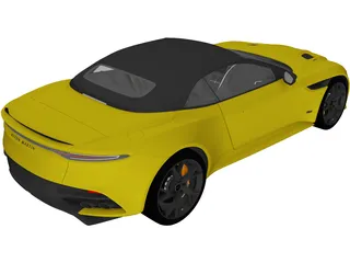 Aston Martin DBS Superleggera Volante (2020) 3D Model
