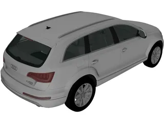 Audi Q7 (2010) 3D Model