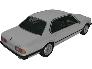 BMW 7-Series [E23] (1982) 3D Model