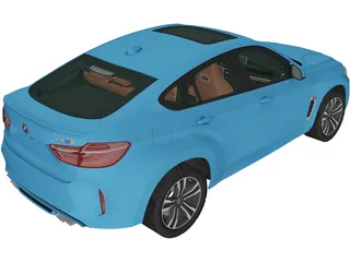 BMW X6M (2015) 3D Model