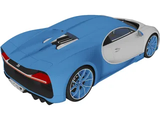 Bugatti Chiron (2020) 3D Model