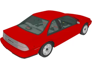 Chevrolet Beretta GT (1988) 3D Model