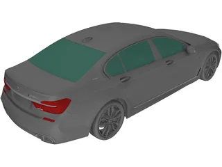 BMW M760Li [G12] (2017) 3D Model