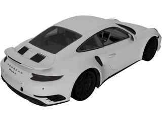 Porsche 911 Turbo S (2016) 3D Model