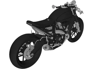 Ducati Scrambler Zeus Custom 3D Model