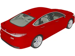 Ford Fusion Titanium (2017) 3D Model