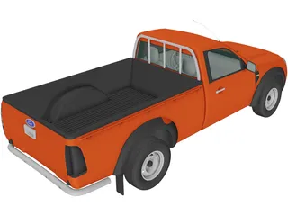 Ford Ranger RegularCab (2009) 3D Model