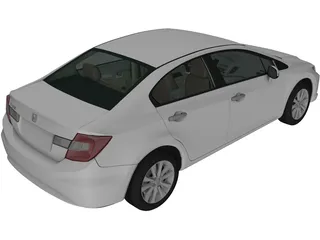 Honda Civic Sedan (2012) 3D Model