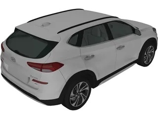 Hyundai Tucson (2018) 3D Model